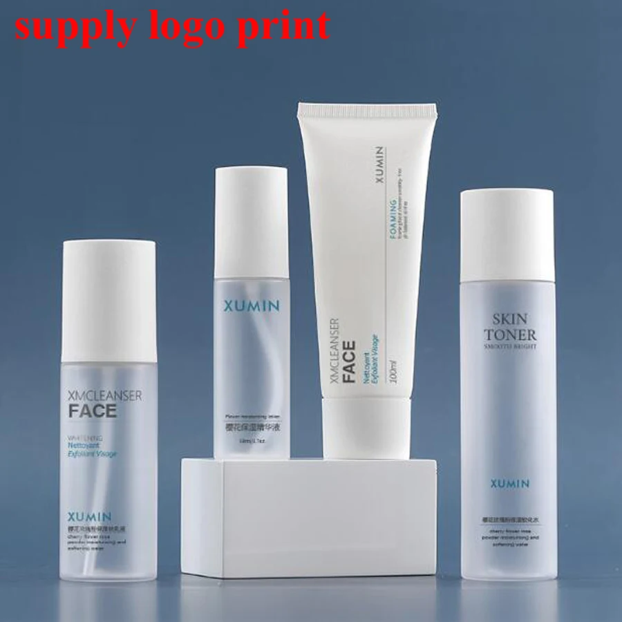 

50pcs/lot 50ml 100ml lotion bottle cosmetic bottled plastic bottle supply logo silk screening