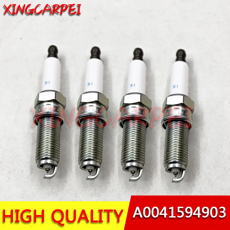 4pcs A0041594903 PLKR7A Car Spark Plug For Benz C250 C230K C350 CL550 SL550 SLK250 GL450 E550 ML550 A 004 159 49 03 Auto Part