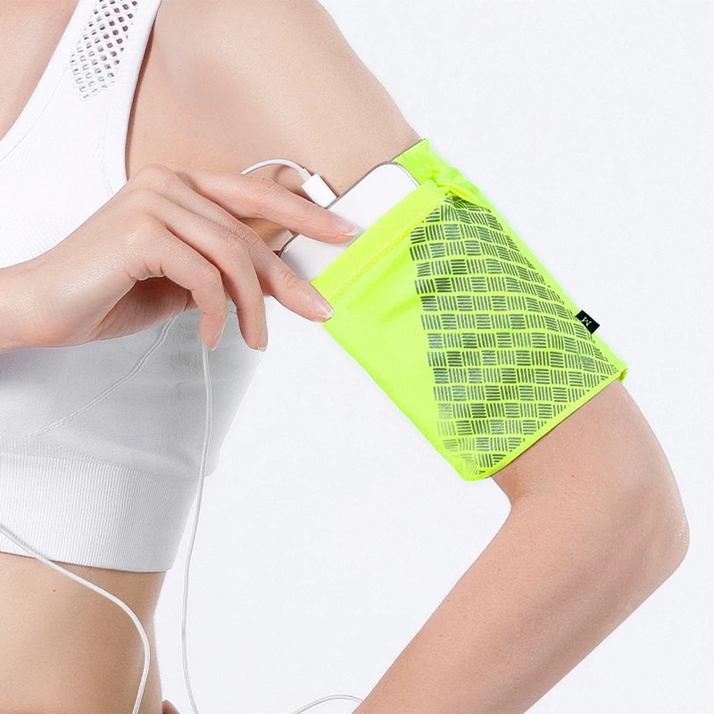 Wrist Arm Running Sport Bag Elastic Mobile Phone Armband Sports Pouch Fitness Running Gym Bags For Women Men Run Exercise Bag