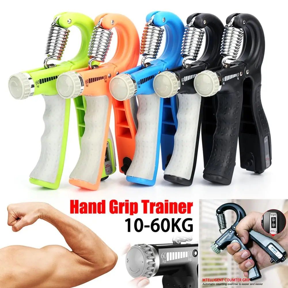 Adjustable Heavy Gripper Fitness Muscle Hand Exerciser Grip Wrist Training Increase Strength Spring Finger Pinch Carpal Expander