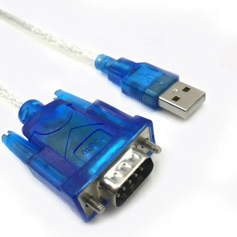 USB 2.0 to Serial RS-232 Printing Cable 9 Pin Adapter Converter Cable Chipset Male COM Port Converter Adapter Cable