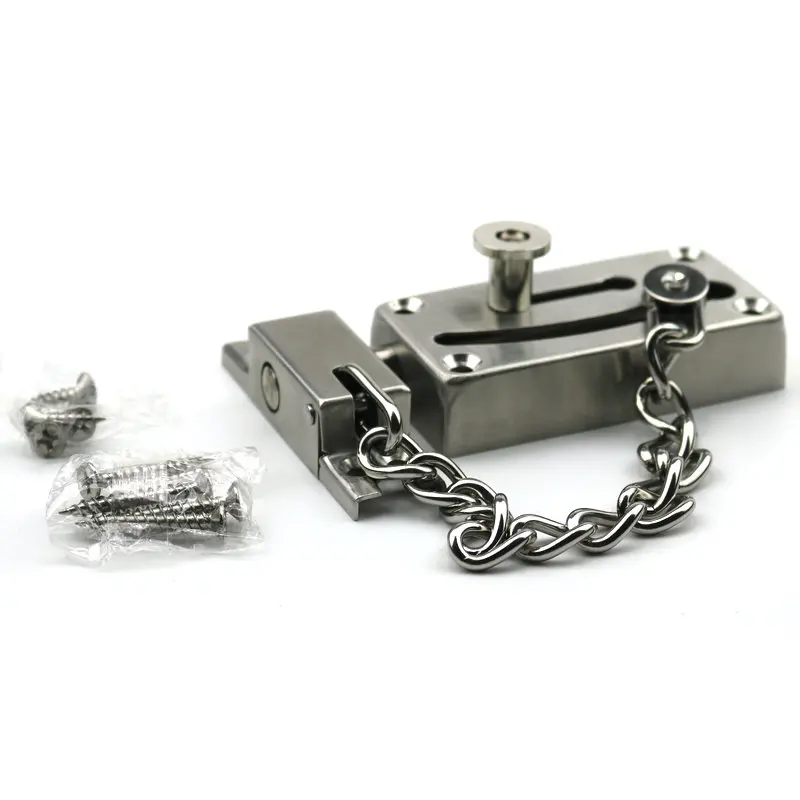 High Security,Stainless Steel Anti-Thief Door Chain Bolt/Latch/Lock,18cm Safety Chain Buckle,Protecting the Family
