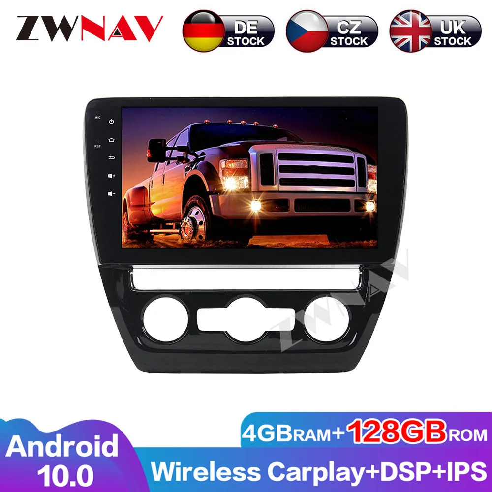 Multimedia Auto Radio 128G Android 10 DSP Audio Navigation GPS For VW Sagitar 2015-2016 Full Touch Head Unit Car DVD Player