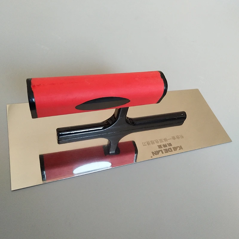 2pc 24*10*9 centimetri in acciaio inox Mortaio Casa A Bordo Artigiano Cazzuola Costruzione Supporto Intonaco Strumento