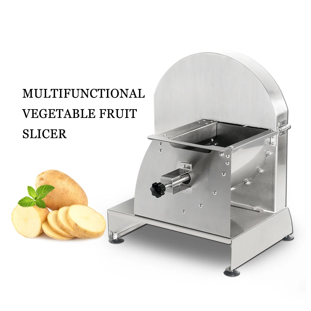 Manual Vegetable Cutter Fruit Slicer Stainless Steel 0.8-12mm Adjustable Cutting Thickness Knives Kitchen Accessories