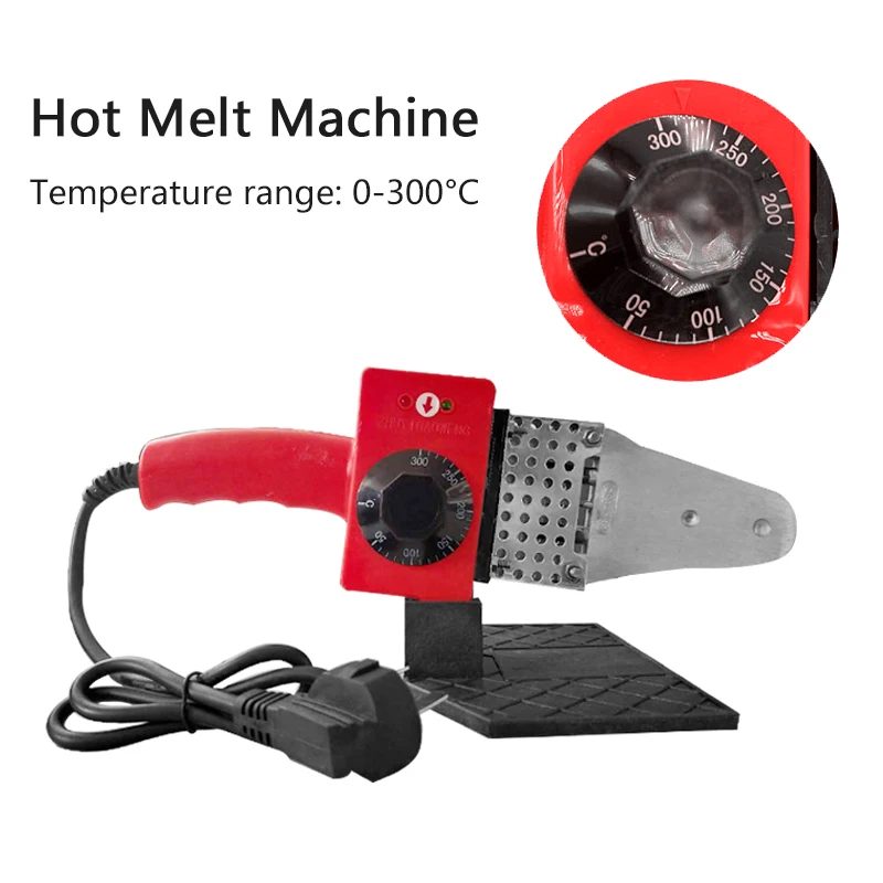 220V PU Round Belt Welding Machine Polyurethane Belt Hot Melt Machine Drive Belt Connector Adjustable Temperature 0-300° Feeder