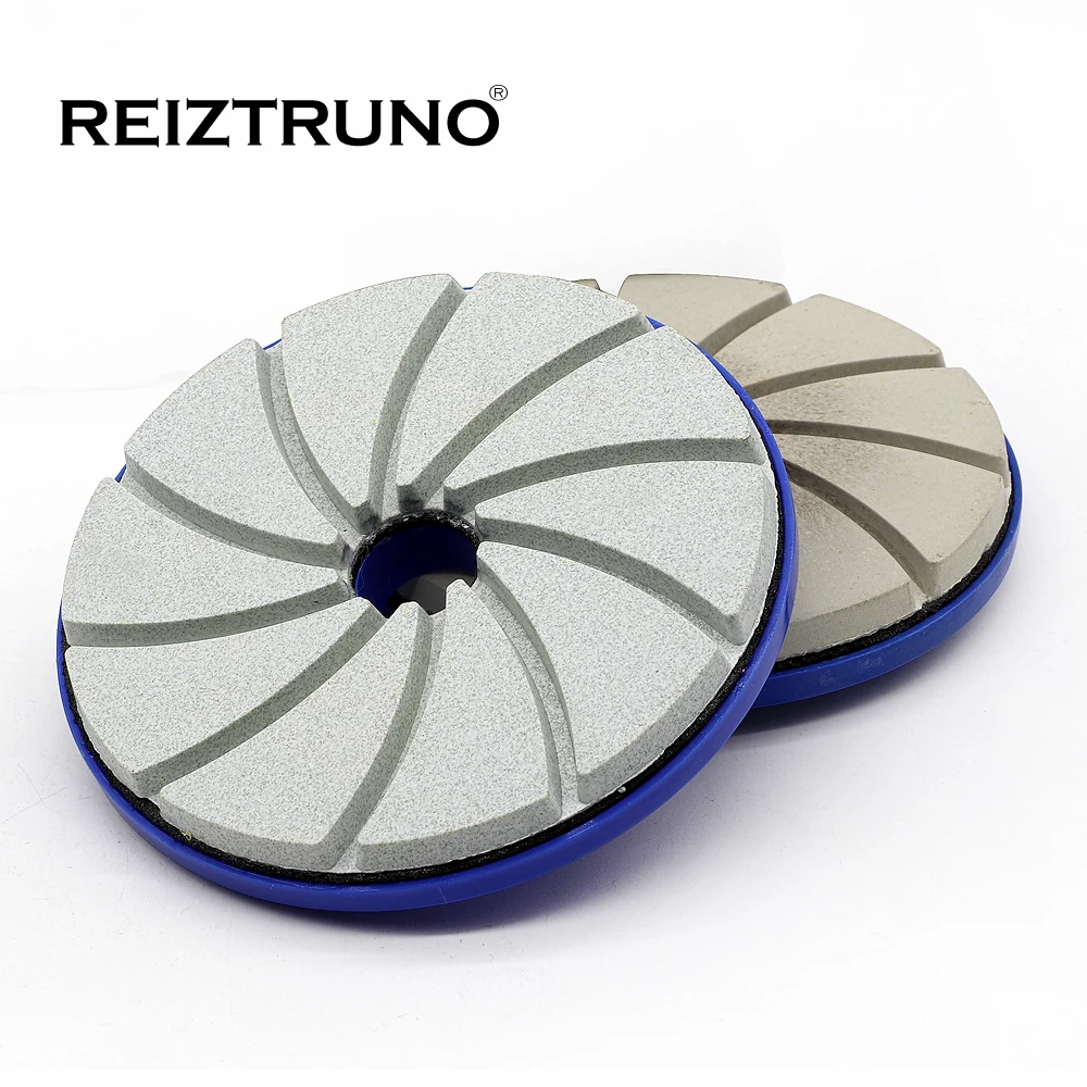 1ชิ้น Reiztruno 100/125/150มม.ขอบแผ่นขัดสำหรับขัดหินตรงและ Beveled Edge Snail Lock Attachment,ใช้เปียก