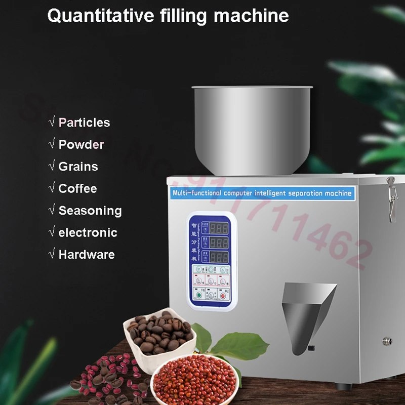 1-50G Automatic Packing Machine Herb Granular Tea Grain Subpackage Machine Quantitative Filling Machine