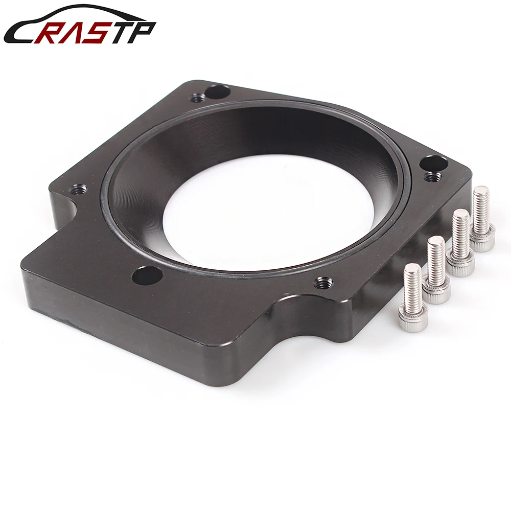 

RASTP-New Arrived Manifold Adapter Plate For 92MM Throttle Body GM GEN III LS1 LS2 LS6 LSX LS4 BK RS-THB025