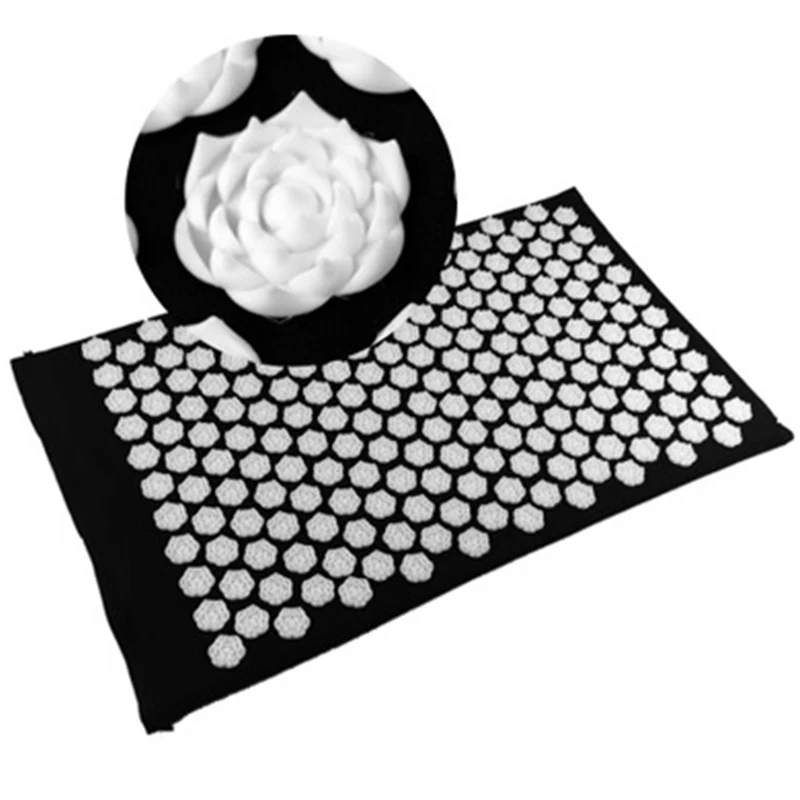 (67*42cm) Lotus Nails Acupuncture Massage Pads Massage Needle Cushion Yoga Massager Mat acupressure Massage Cushion