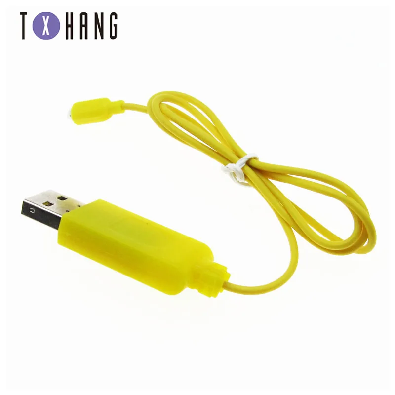 Yellow Charge Wire For Airplane Spare Parts USB RC Helicopter Charger Cable For Syma S107G Accessories Device