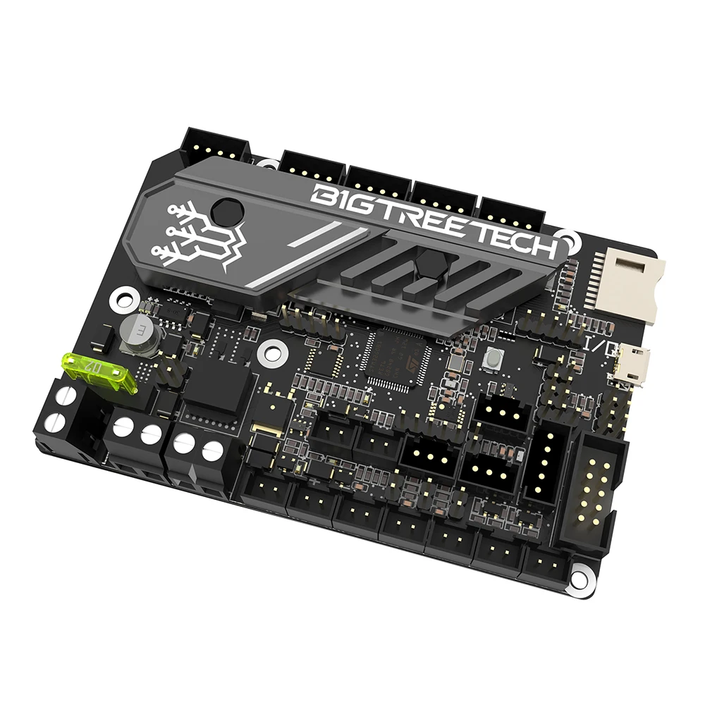 Imagem -02 - Bigtreetech Skr Mini e3 V3.0 Placa-mãe Tft35 e3 V3.0 Tela de Toque a Bordo Tmc2209 Uart Btt Placa de Controle para Ender Impressora