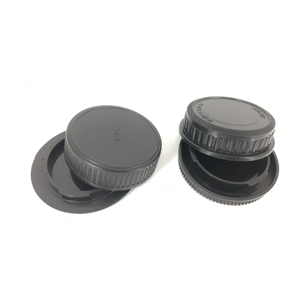 Rear Lens Cap Cover + Camera Front Body Cap for Pentax DSLR and PK Lens K3 K5II K50 K-R K-M K-S1 K-S2