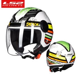 LS2 Airflow motorcycle helmet ls2 of562 open face scooter half face motorbike helmets casco moto capacete