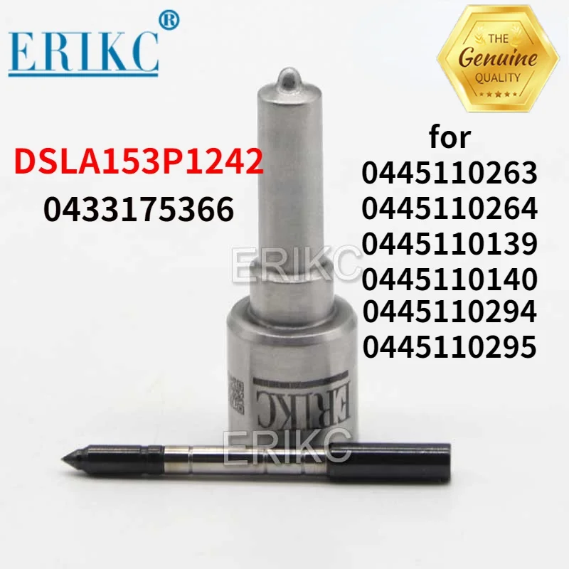 DSLA153P1242 0433175366 Diesel Common Rail Nozzle DSLA 153P1242 for BOSCH 0445110139 0445110140 0445110263 0445110264