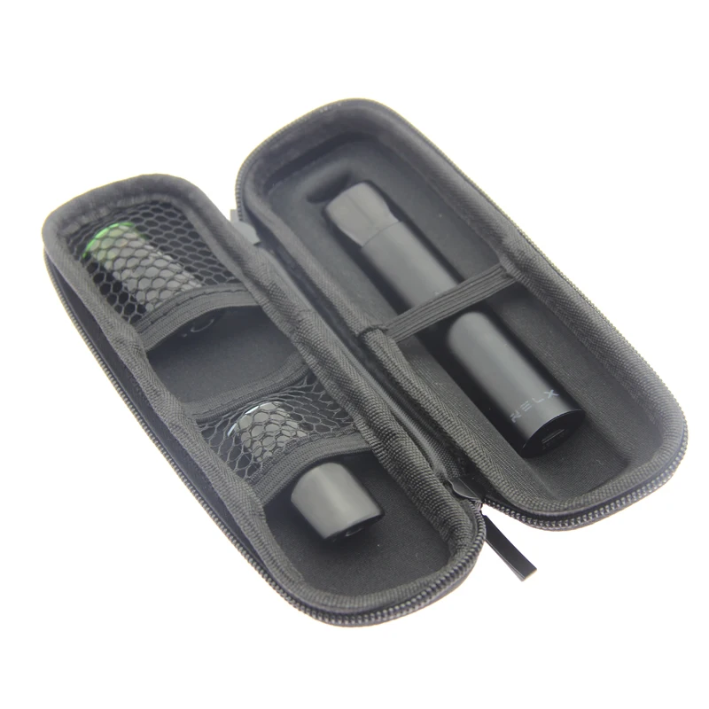 Black Mini Slim Case Small Leather Zipper Carry Bag Zipper Case Vape Pen Carry Case