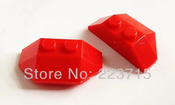 

20pcs *Roof Tile 4X2 W. Angl./Sl.Bot.* DIY enlighten block bricks,Compatible With Other Assembles Particles