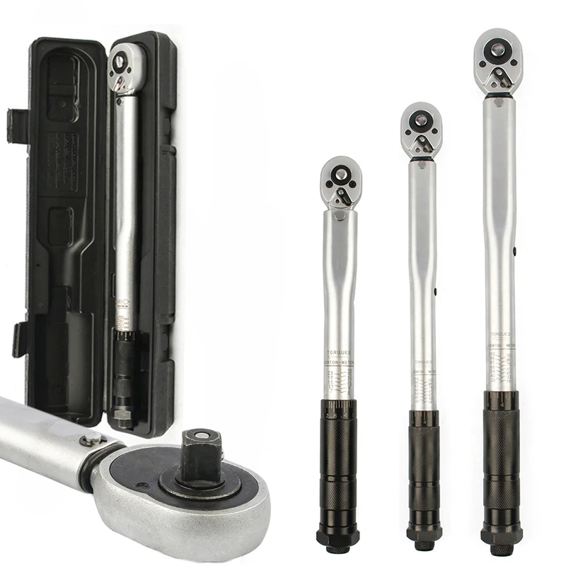 Torque Wrench 1/4 3/8 1/2 Square Drive Two Way To Accurately Mechanism Quick Off Wrench Adjustment Spanner Hand Tool