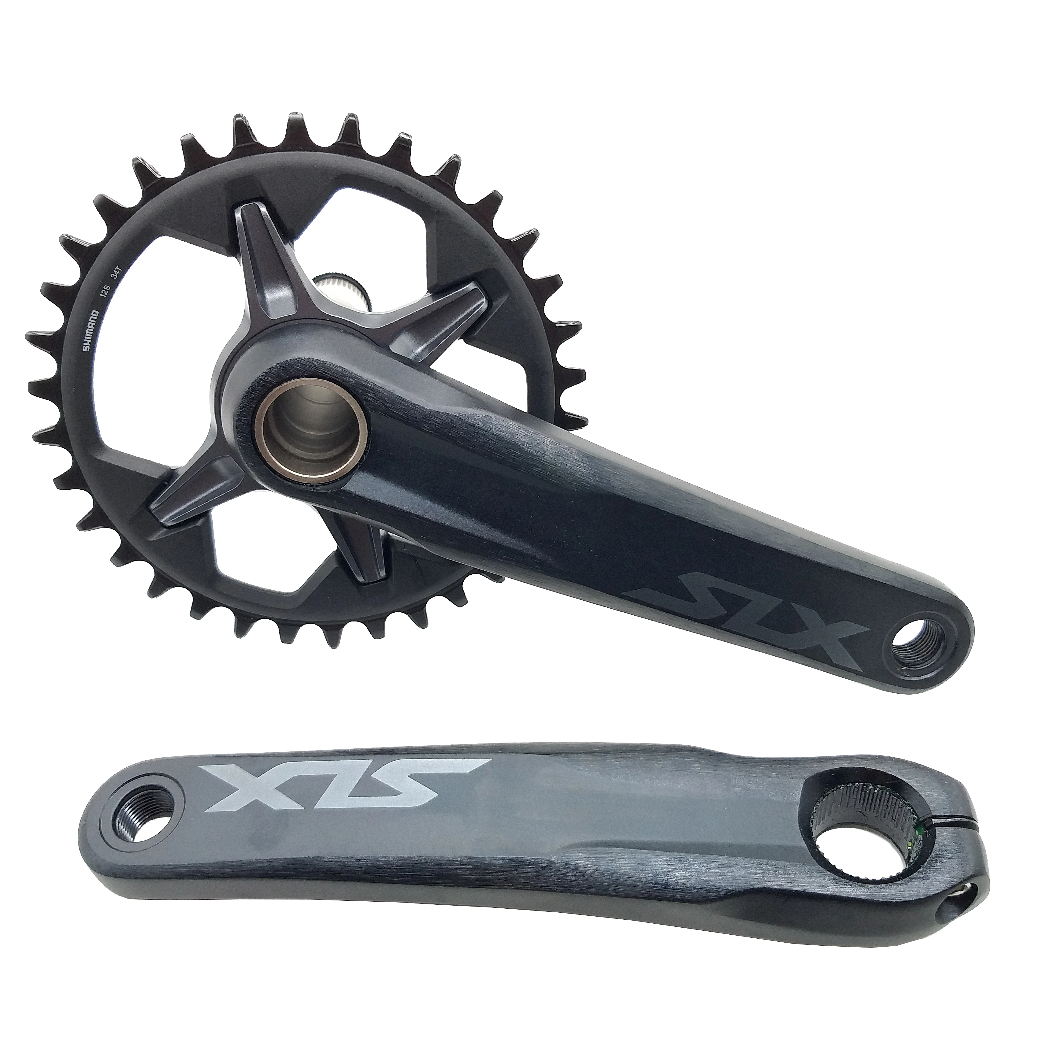 SHIMANO SLX M7100 Kurbelgarnitur 1X12Speed MTB Fahrrad Kettenblatt FC-M7100 170mm 175mm 32T 34T MT501 MT801 MT800-PA Tretlager Fahrrad – Detail 2