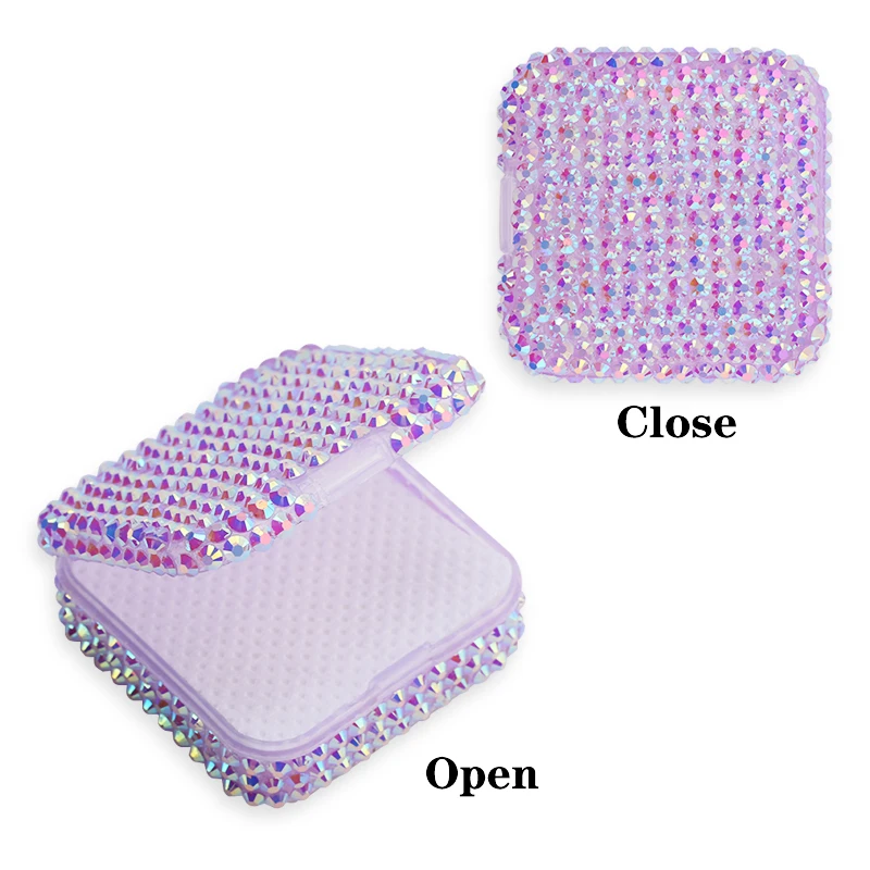 10000 pezzi/borsa di seta 3mm gelatina AB resina Strass Glittler Strass telefono adesivo colla su adesivo pietre di resina