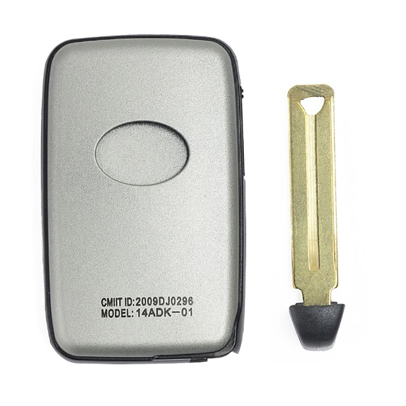 CN007201 Aftermarket 4 Button Key For Toyota Aurion 2007+ Smart Remote B53EA P1 D4 4D-67 433MHz Gray 89904-33100 Keyless Go