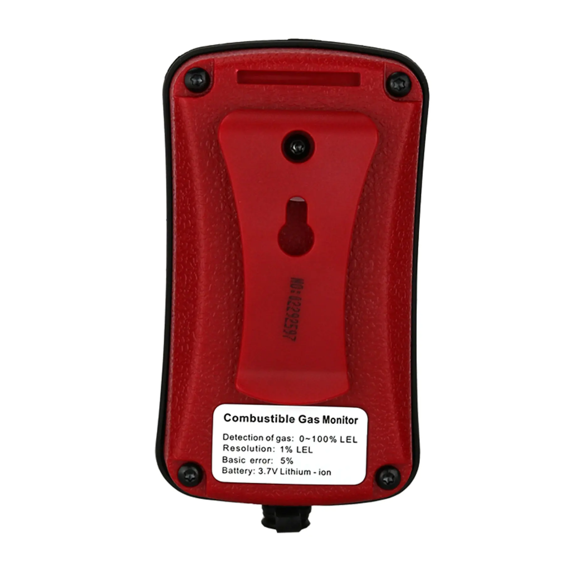 Detector Digital de Gas Combustible AS8902, probador portátil de alarma de Gas natural metano 0 ~ 100% LEL