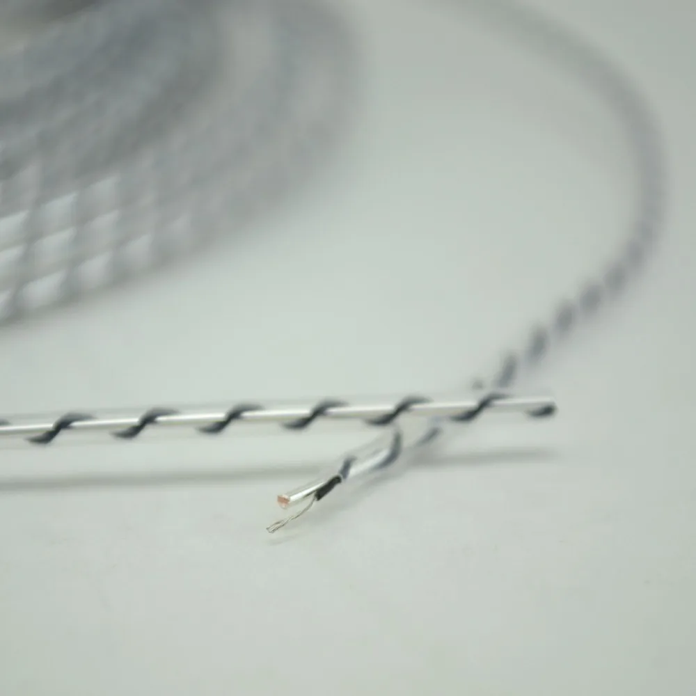 Cable de alimentación rca Chapado en plata de 5m GRB, cable de altavoz, para auriculares, bricolaje