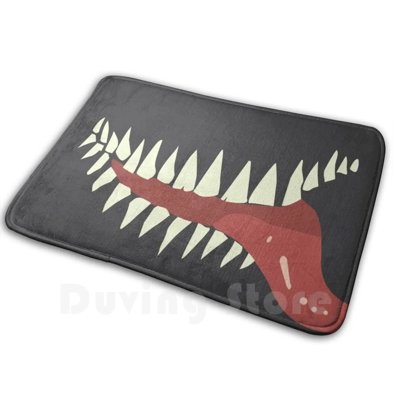 Devil Soft Non-Slip Mat Rug Carpet Cushion Devil Black Demon Satan Evil Anime Witch Horror Lucifer Metal Mouth Baphomet