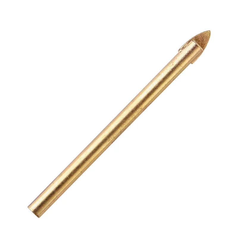 10 pezzi punta da trapano in vetro s 6mm punta da trapano triangolare in metallo multifunzione punte per piastrelle diamantate in metallo duro da parete apri foro in ceramica