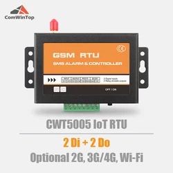 Cwt5005 2di módulo de alarme gsm 2do sms, controlador relé gsm, interruptor relé gsm