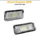 BMW E46 Canbus LED License Plate Lights 2PCS White — view 8