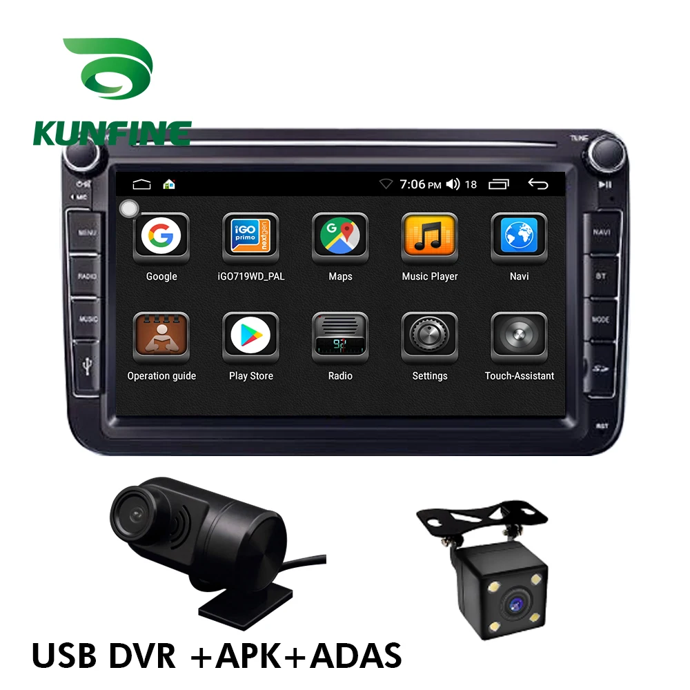 

2 Din 8Inch Android Octa Core Car Radio stereo For VW Polo Golf Passat Skoda octavia Screen Car Multimedia Player GPS Bluetooth