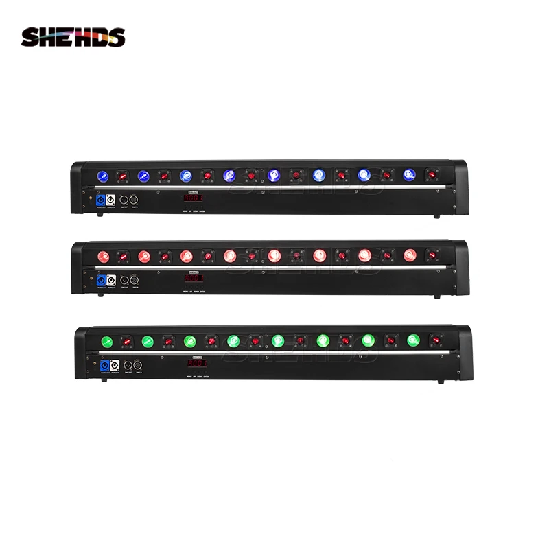 

SHEHS 8x500mW Red 8x9W RGB Beam Light WIth Controller Good for DJ Disco Party Stage Effect