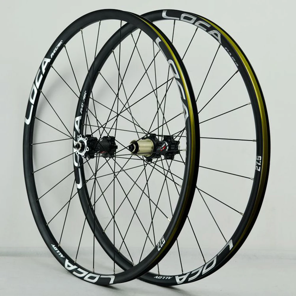 MTB Wheelset, 26, 27.5, 29er, 700C Rims, 24 Holes, Straight Pull Disc Brake, Sealed Bearings QR 9x100 10x135mm