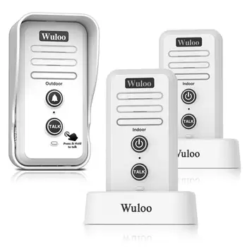 1/2 mile range doorbell wireless home intercom doorbell rechargeable intercomunicador waterproof electronic doorbell