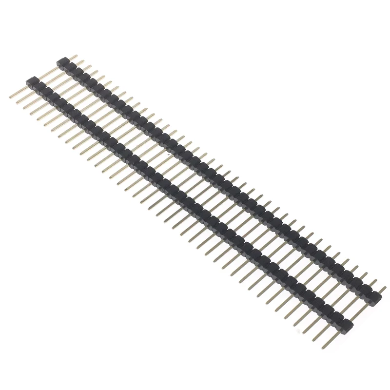 5Pcs 2.54mm Pin Header Straight Needle 1X40P Long 15/17/19/21/23/25/30mm Board Spacer Single Row Double Plastic Copper