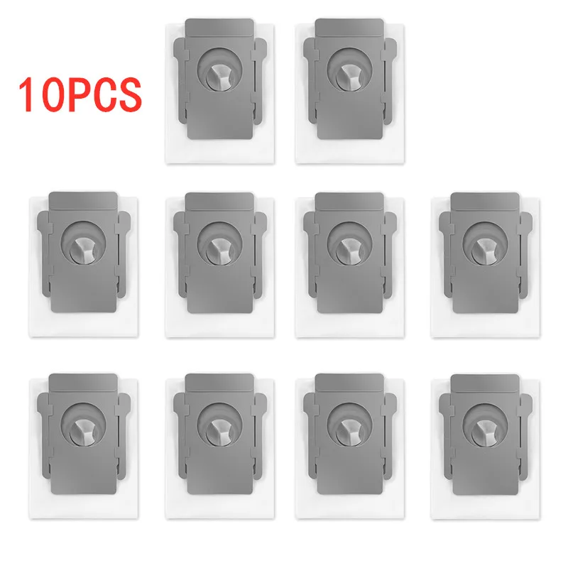 10PCS Waschbar Staub Tasche Accessroies für iRobot Roomba i7 i7 + E5 E6 Serie i7Plus Roboter Staubsauger Kits müll Müll Tasche