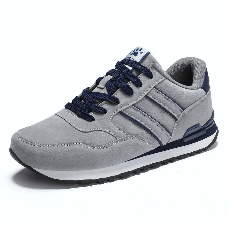 2025 Men Casual Shoes Comfortable Sneakers Artificial Leather Male Spring Flats Trainers Outdoor Mens Shoes Lac-Up Free Shipping
