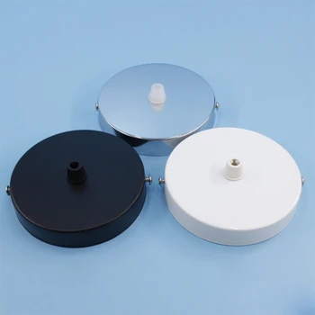Plafondplaat Opknoping 8/10/12 cm Chassis Basis Retro Lampvoeten Ijzeren Hanglamp Armatuur Plafond fittingen DIY Slot Draad Lampvoet