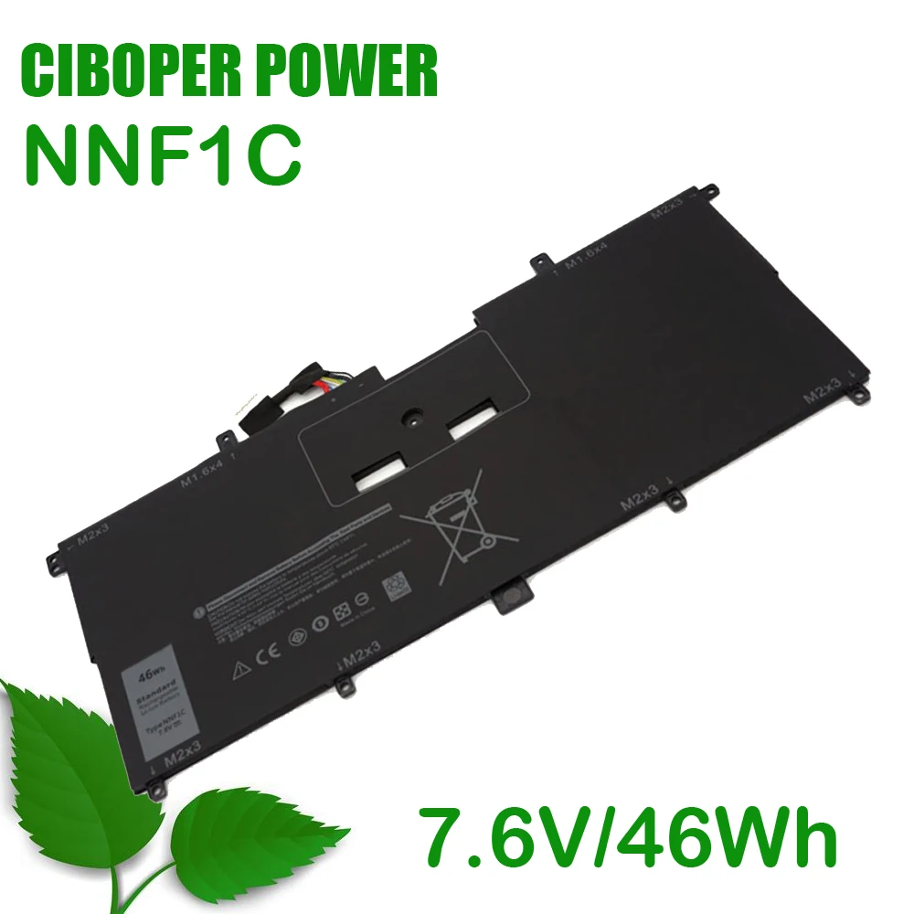 

CP Original Laptop Battery NNF1C 7.6V 46Wh For 13 9365 XPS13-9365-D1805TS,D1605TS N003X9365-D1516FCN NP0V3 P71G00 HMPFH Series