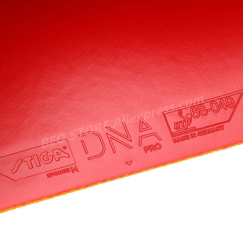STIGA DNA PRO M DNA PRO H Tischtennis Gummi Pips-in Original STIGA DNA Ping Pong Schwamm – Detail 2