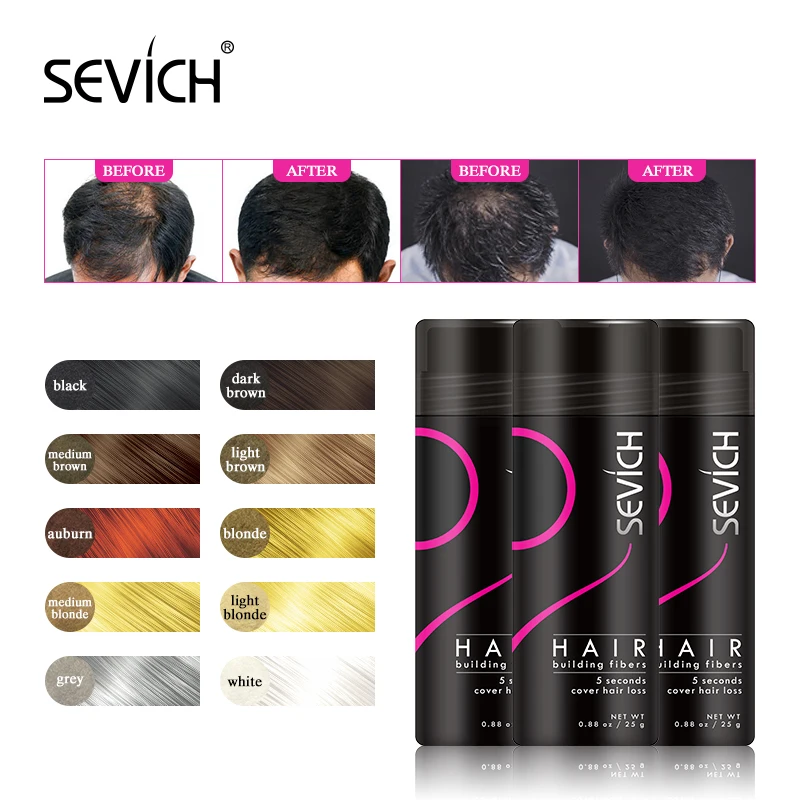 

Thick Hair Care Spray 25g Keratin Hair Fibers Protein Building Fiber Plant Wig Powder Hairline Optimizer Used to Hide the Scalp