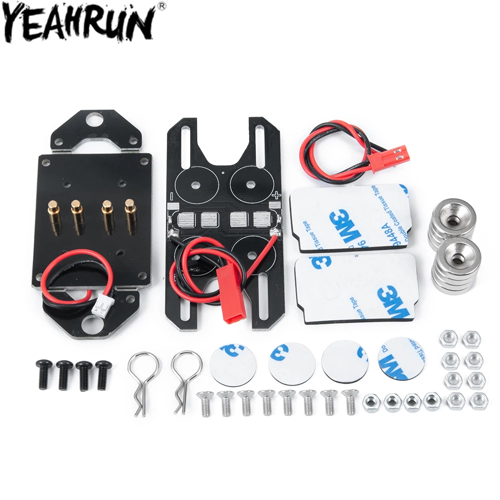 

YEAHRUN TRX4 Body Post Magnet Power Supply Universal Invisible Car Shell Column for 1:10 RC Crawler TRX-4 Upgrade Parts