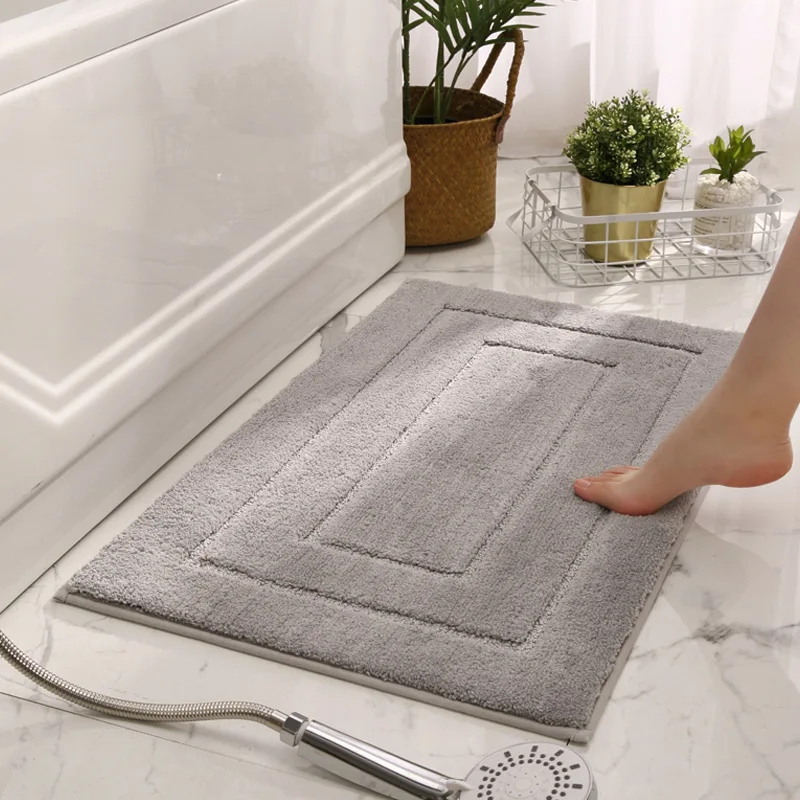 Quality Thick Non-Slip Bath Mat All Seasons High Absorbent Bathroom Rug Simple Modern Decor Hallway Doormat Toilet Floor Carpet