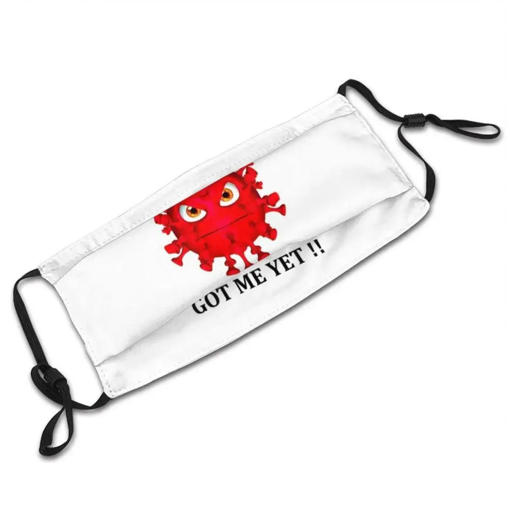 Vaccine Ain't Got Me Yet !! Mask Cloth Reusable Print Filter Washable Vaccine