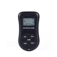 LCD Display Personal Mini Digital FM Radio with Earphone Lanyard Portable Digital FM Radio