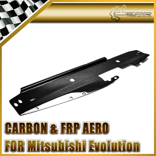 Car Styling For Mitsubishi Evolution EVO 4 5 6 Carbon Fiber Cooling Panel Glossy Finish Inner Engine Cover Body Kit Racing Trim