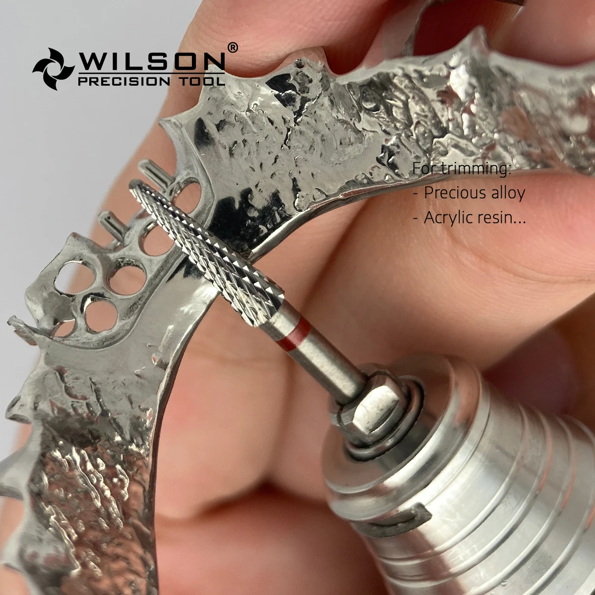 WilsonDental Burs 5000209-ISO 200 140 031 Tungsten Carbide Dental Burs for trimming Metal/Acrylic