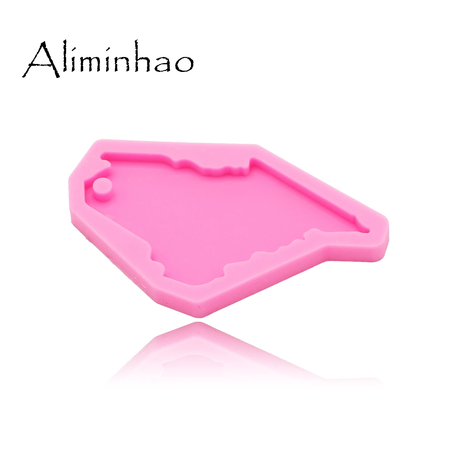 DY0210 Shiny Maine state shape silicone molds DIY epoxy resin molds for jewelry Decorative Craft Keychain Mold wholesale