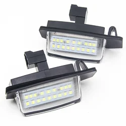 Led車のナンバープレートライト,三菱アウトランダーxl (cw) 2006-2012,ランサースポーツバック2008〜2012用ライト